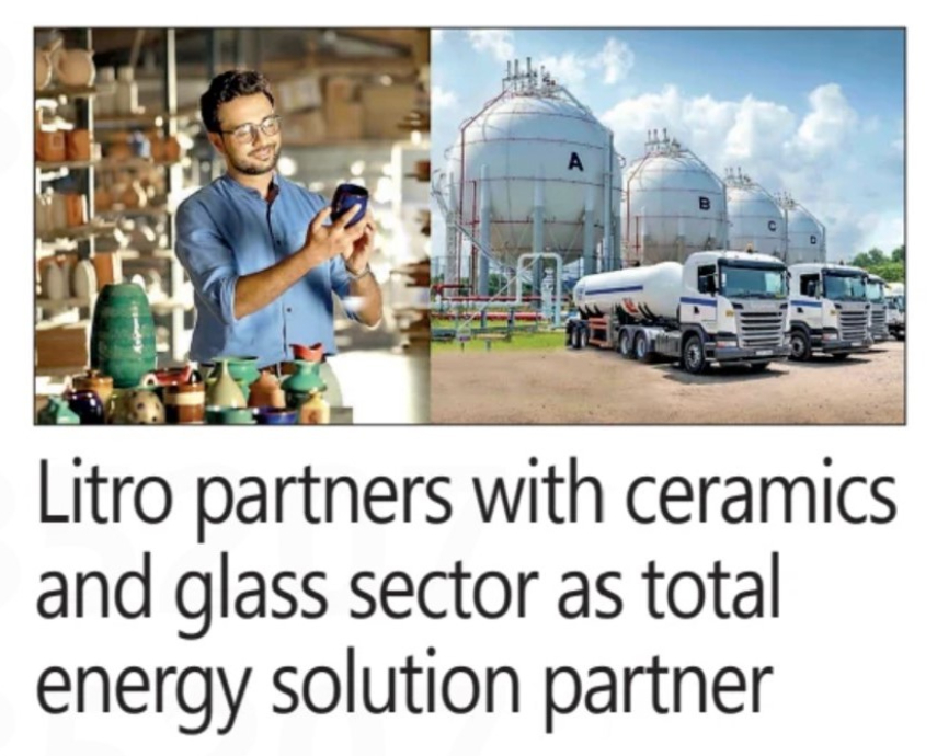 Litro partners with ceramics and glass sector as total energy solution partner